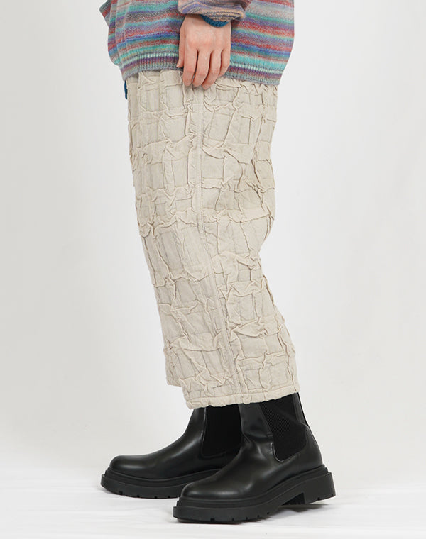 
                  
                    Load image into Gallery viewer, 穴あきチェック柄リバーシブルパンツ / BEA07450WA
                  
                