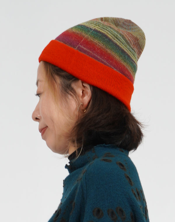 
                  
                    Load image into Gallery viewer, シームレスグラデーションリバーシブルニット帽 / BEA07445WA
                  
                