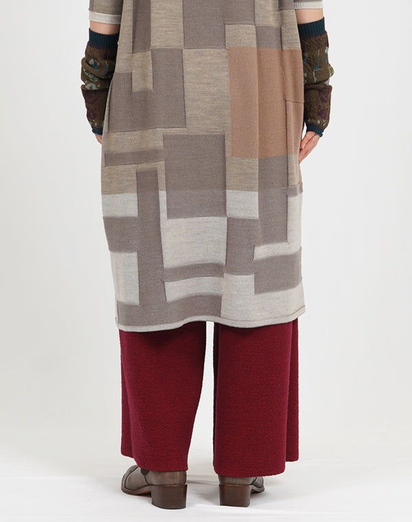 
                  
                    Load image into Gallery viewer, ウールコットンリバーシブルニットパンツ / BEA07436WA
                  
                