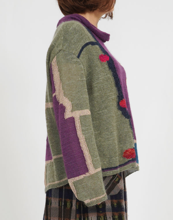 
                  
                    Load image into Gallery viewer, せせらぎ柄プルオーバー / BEA07418WA
                  
                