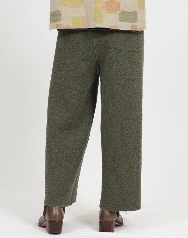 
                  
                    Load image into Gallery viewer, ウールコットンリバーシブルニットパンツ / BEA07436WA
                  
                