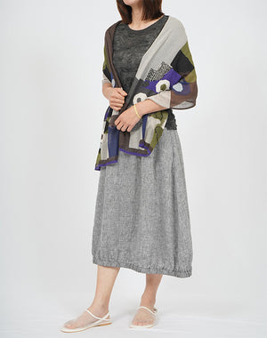まるフラワーシアーショール / BFN01221WA – satoseni online store