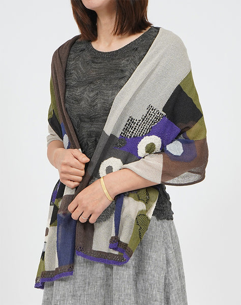 まるフラワーシアーショール / BFN01221WA – satoseni online store