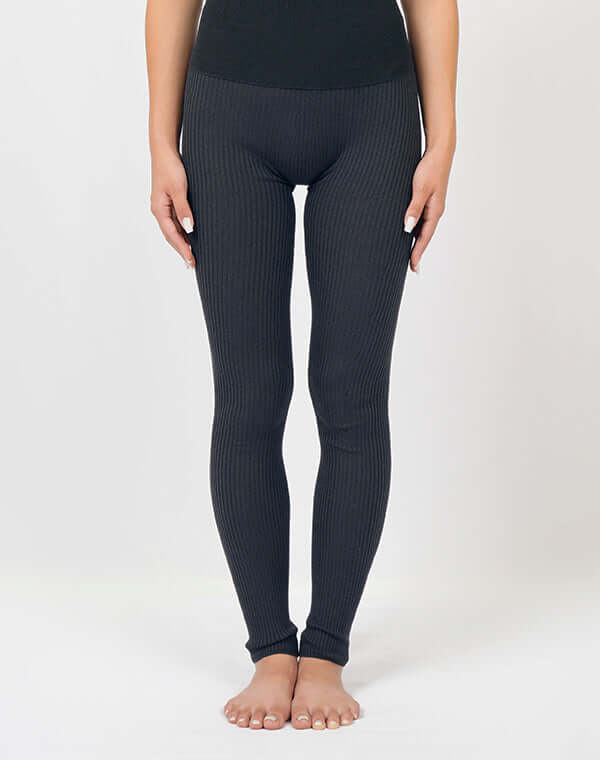 
                  
                    Load image into Gallery viewer, mayuhada rib leggings / BEH24103LH
                  
                