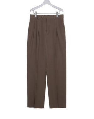 
                  
                    Load image into Gallery viewer, LIGHT WOOL MAX GABARDINE TWO-TUCK SLACKS / 315192251002
                  
                