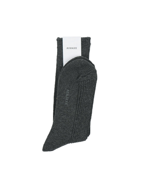 
                  
                    Load image into Gallery viewer, WOMEN COTTON CASHMERE LOW GAUGE SOCKS / 336178251001
                  
                