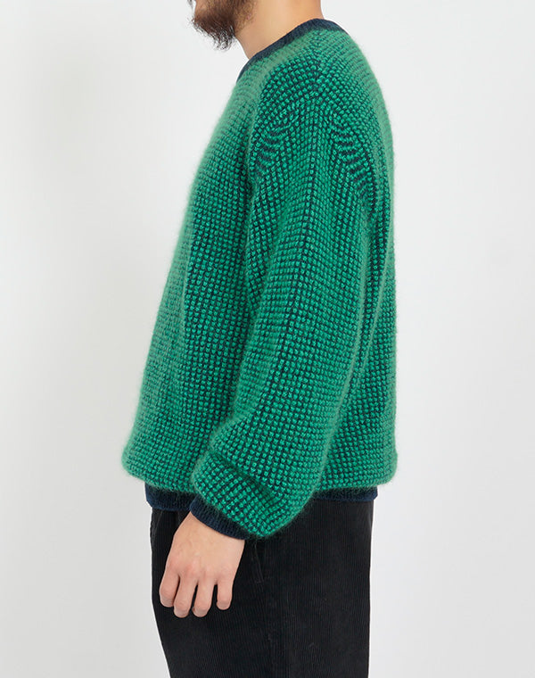 
                  
                    Load image into Gallery viewer, Mohair Waffle Crewneck / BCF21609UA
                  
                