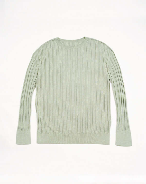 MAYUHADA INNER｜mayuhada silk rib pullover BDA24501LH｜GEA
