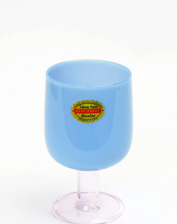 
                  
                    Load image into Gallery viewer, TWO TONE WINE GLASS - Blue × Pink / 904884243004
                  
                