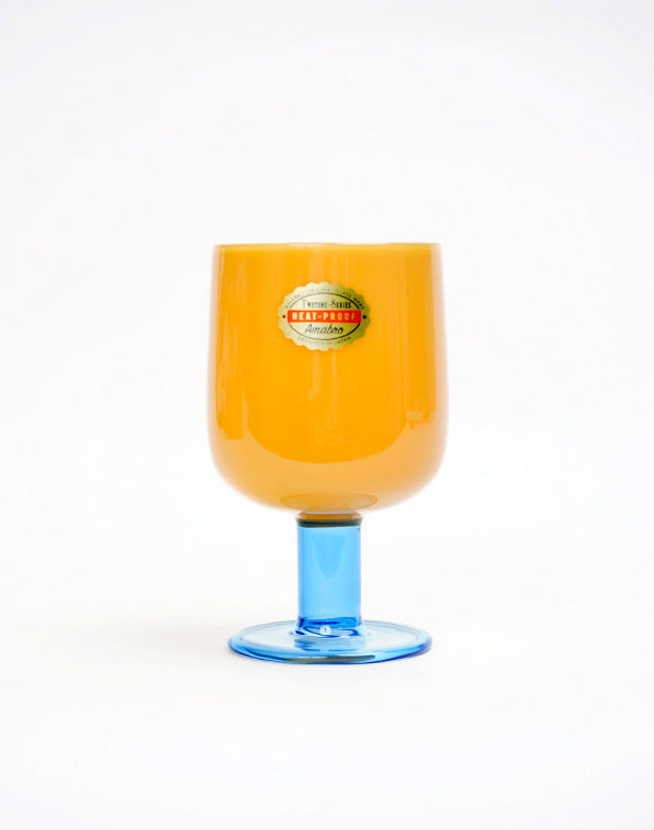 TWO TONE WINE GLASS - Yellow × Blue / 904884243001