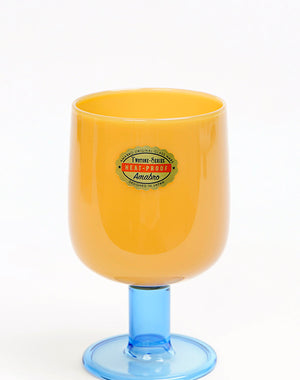 
                  
                    Load image into Gallery viewer, TWO TONE WINE GLASS - Yellow × Blue / 904884243001
                  
                