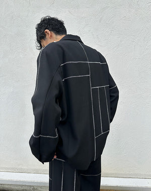 
                  
                    Load image into Gallery viewer, FRANKENSTEIN CUTTING JACKET / 313175242003
                  
                