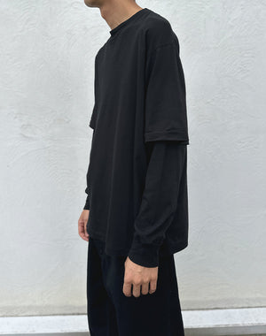COMOLI コモリ｜THINコットン レイヤードTシャツ｜GEA – satoseni