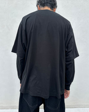 COMOLI コモリ｜THINコットン レイヤードTシャツ｜GEA – satoseni