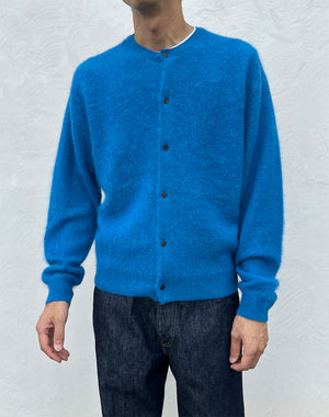 AURALEE オーラリー｜GARMENT-DYED BABY ALPACA FUR KNIT CREW-NECK