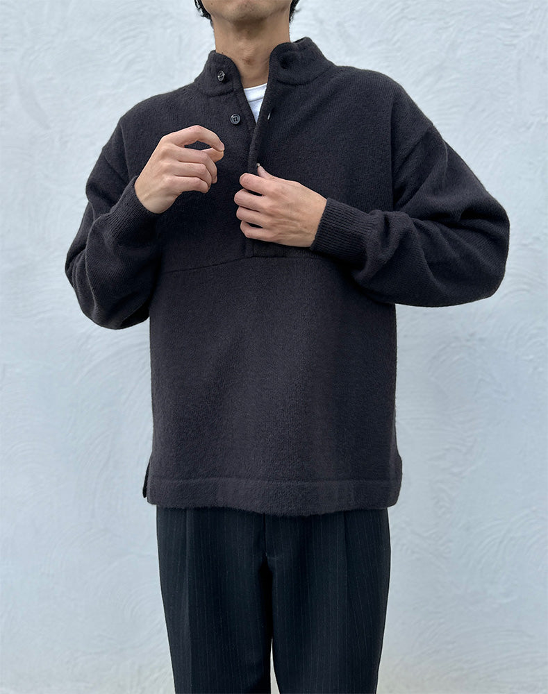 
                  
                    Load image into Gallery viewer, Men BULEFACE SNAP PULLOVER / 301335252006
                  
                