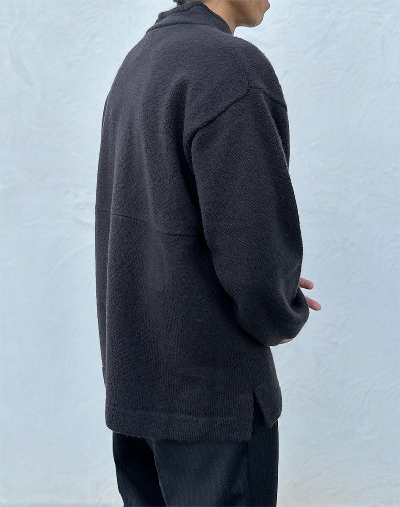 
                  
                    Load image into Gallery viewer, Men BULEFACE SNAP PULLOVER / 301335252006
                  
                