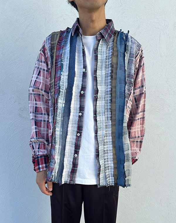 
                  
                    Load image into Gallery viewer, I/O Flannel Shirt -&amp;gt; Ribbon W. Shirt / 311332242002
                  
                