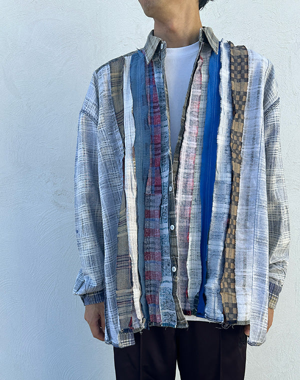 
                  
                    Load image into Gallery viewer, I/O Flannel Shirt -&amp;gt; Ribbon W. Shirt / 311332242002
                  
                