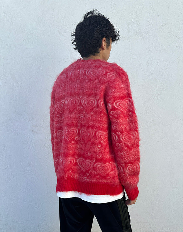 
                  
                    Load image into Gallery viewer, Mohair Cardigan - Heart / 307332242003
                  
                