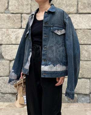 doublet 20AW ビッグステッチ デニムジャケット M 定価7.5万 doublet ダブレット｜SMOKE EMBROIDERY DENIM JACKET｜GEA – satoseni