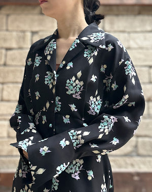Mame Kurogouchi マメ クロゴウチ｜Floral Motif Printed Dress MM26SS