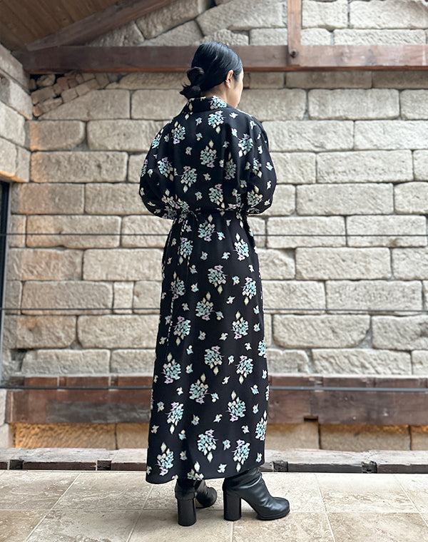 Mame Kurogouchi マメ クロゴウチ｜Floral Motif Printed Dress MM26SS