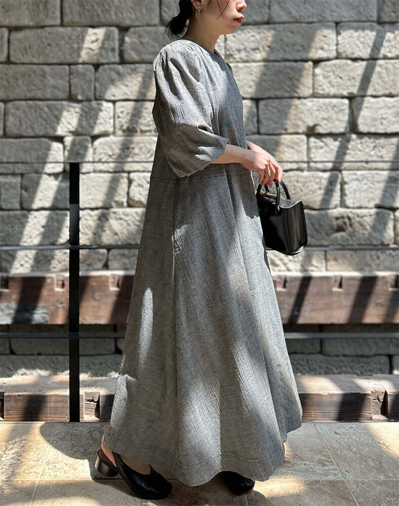 オブラダ Oblada クラシックドレス(チェック柄) Oblada オブラダ｜CLASSIC DRESS(CHECK) M2510OP04｜GEA – satoseni