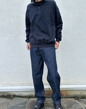 AURALEE オーラリー｜ELASTIC HIGH GAUGE SWEAT HALF ZIP P/O