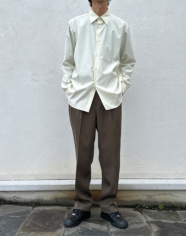 AURALEE オーラリー｜LIGHT WOOL MAX GABARDINE TWO-TUCK SLACKS