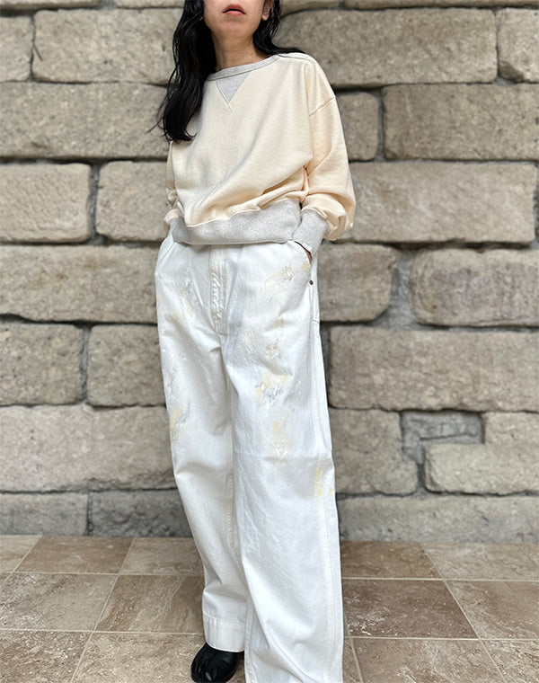Oblada オブラダ SKATER JEANS スケータージーンズ　ホワイトＳ Oblada オブラダ｜PAINT SKATER JEANS S2610DP06｜GEA – satoseni
