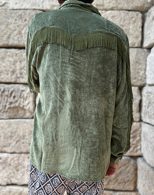 NEEDLES ニードルズ｜Fringe Open Collar Shirt - Rayon Corduroy