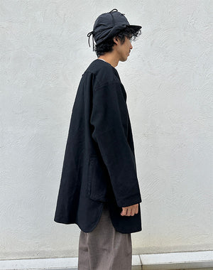 
                  
                    Load image into Gallery viewer, MOLESKIN NO COLLAR SHIRT JACKET / 313861242002
                  
                