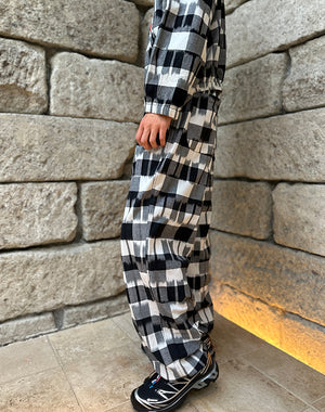 その他 UNUSED check easy pants NOMARHYTHM TEXTILE ノーマリズム テキスタイル｜Ikat Check Easy