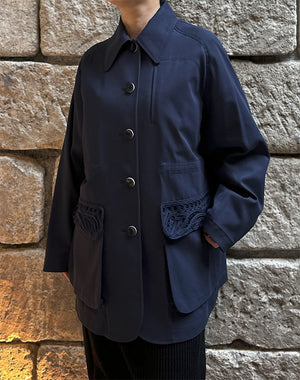 Mame Kurogouchi マメ クロゴウチ｜Cording Embroidery Detailed