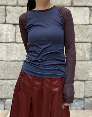 AURALEE オーラリー｜SUPER HIGH GAUGE SHEER RIB RAGLAN P/O