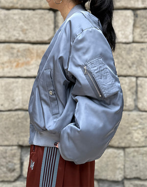 AURALEE オーラリー｜HIGH DENSITY SILK TWILL FLIGHT BLOUSON