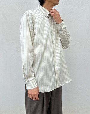 AURALEE オーラリー｜COTTON SILK STRIPE SHIRT A26SS01CS｜GEA