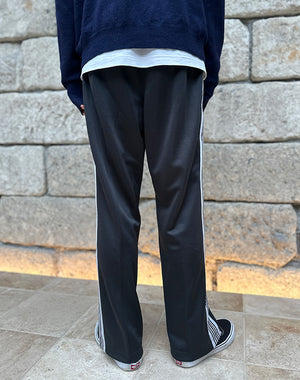Needles トラックパンツ ストレート ブラウン グレー Sサイズ NEEDLES(ニードルズ)Track Pant - Poly Smooth (SX406) | NEEDLES