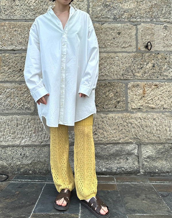 
                  
                    Load image into Gallery viewer, 【SALE】kone - リーフ柄アイレットパンツ / BDH13006WA
                  
                