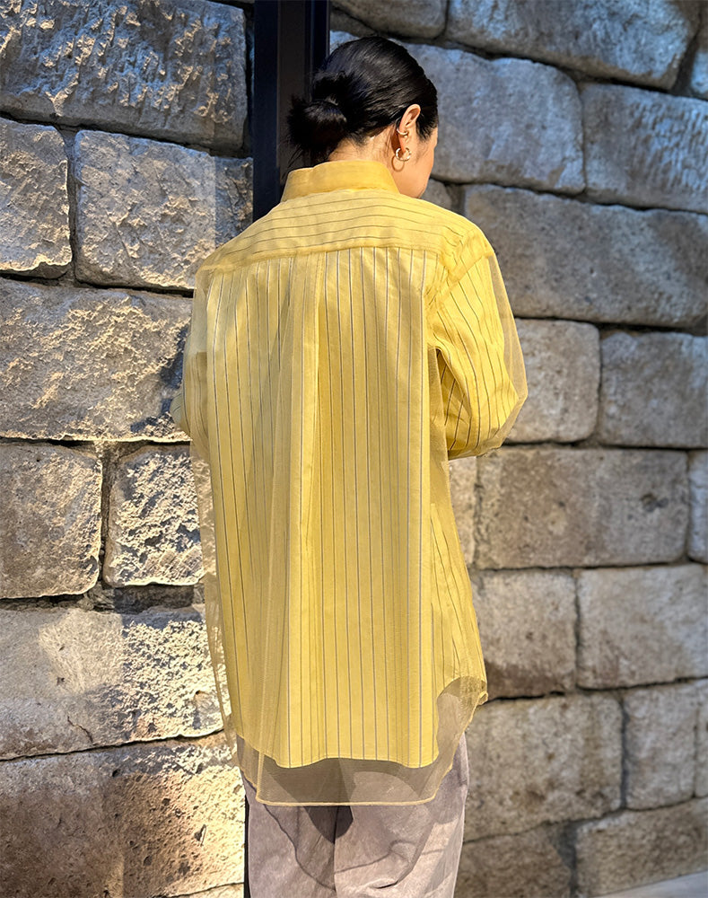 
                  
                    Load image into Gallery viewer, TULLE LAYERED SHIRT / 311297252001
                  
                