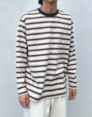 AURALEE オーラリー｜ GRADIENT STRIPE JERSEY L/S TEE A26SP01GJ｜GEA