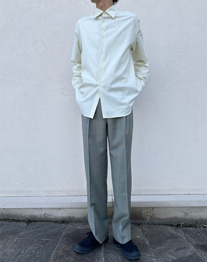 AURALEE オーラリー｜ BLUEFACED WOOL TWO-TUCK SLACKS A26SP02BA｜GEA