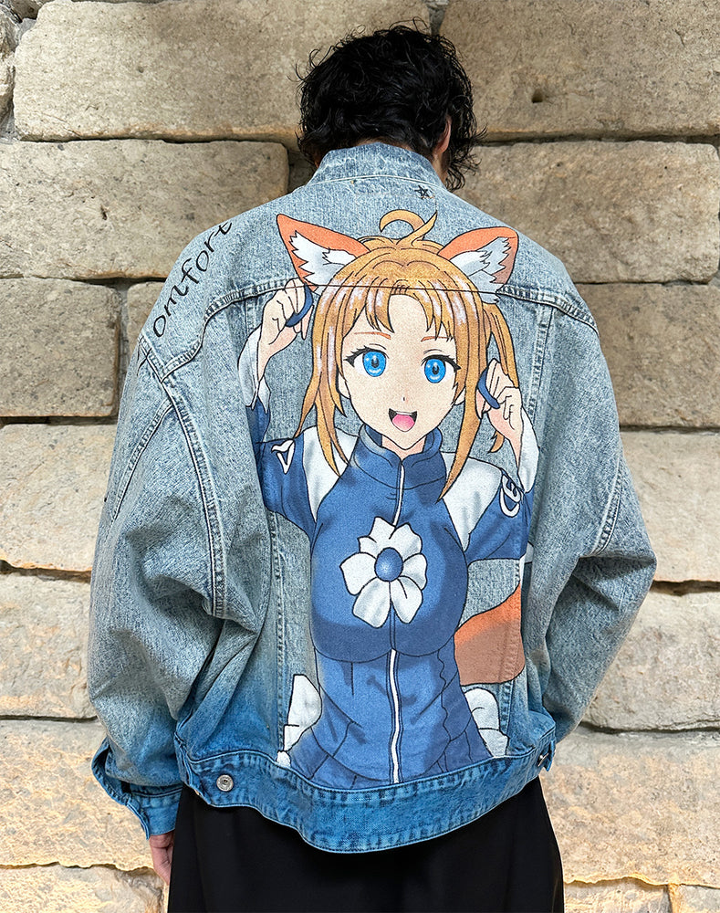 
                  
                    Load image into Gallery viewer, ANIME HAND-PAINTING DENIM JACKET / 313175251002
                  
                