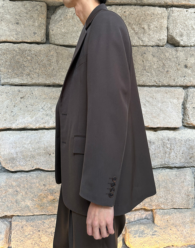 
                  
                    Load image into Gallery viewer, LIGHT WOOL MAX GABARDINE JACKET / 313192251002
                  
                