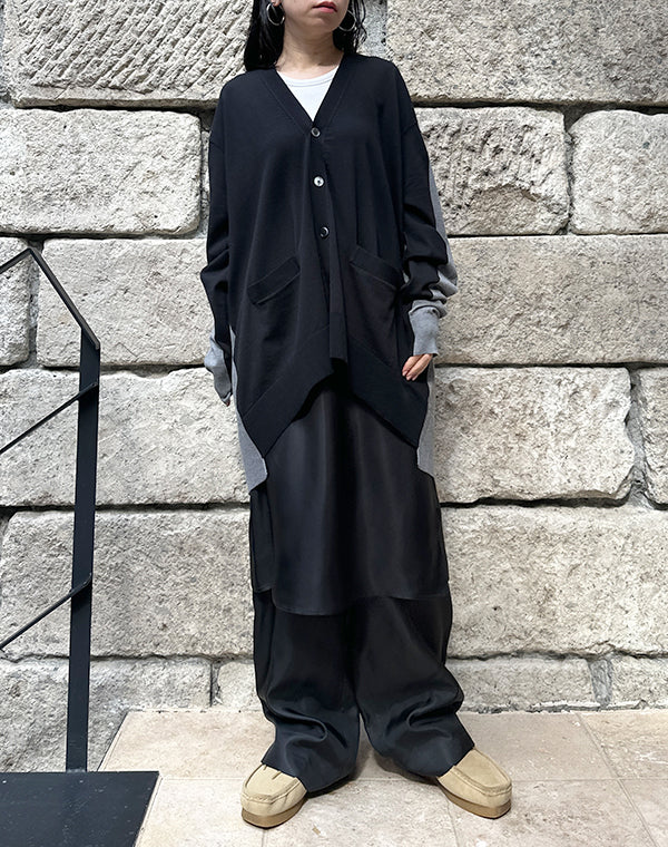 INSCRIRE アンスクリア｜Cupro Layered Pants 26SS-PT186｜GEA 