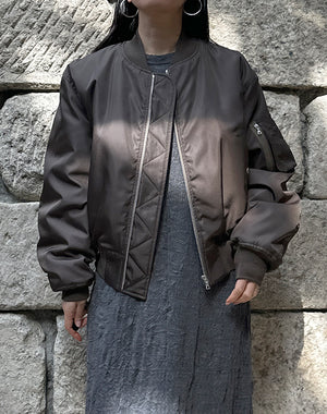 AURALEE オーラリー｜HIGH DENSITY SILK TWILL FLIGHT BLOUSON
