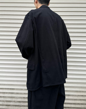COMOLI コモリ｜ ブラックドリル ジャケット D01-01006｜GEA