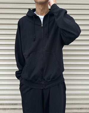 COMOLI コモリ｜ LWコットン裏毛 ジップパーカ D01-05016｜GEA