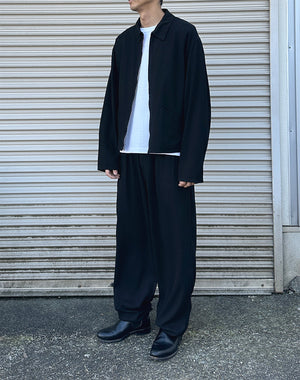 COMOLI コモリ｜ シルクネップ ドローストリングパンツ D01-03008｜GEA